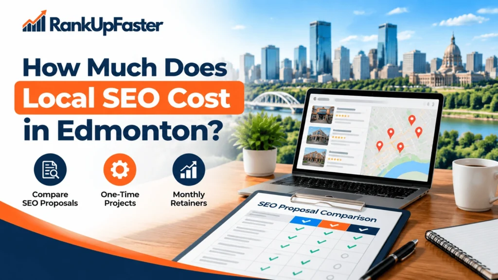 An image explaining how much does local SEO cost in Edmonton?